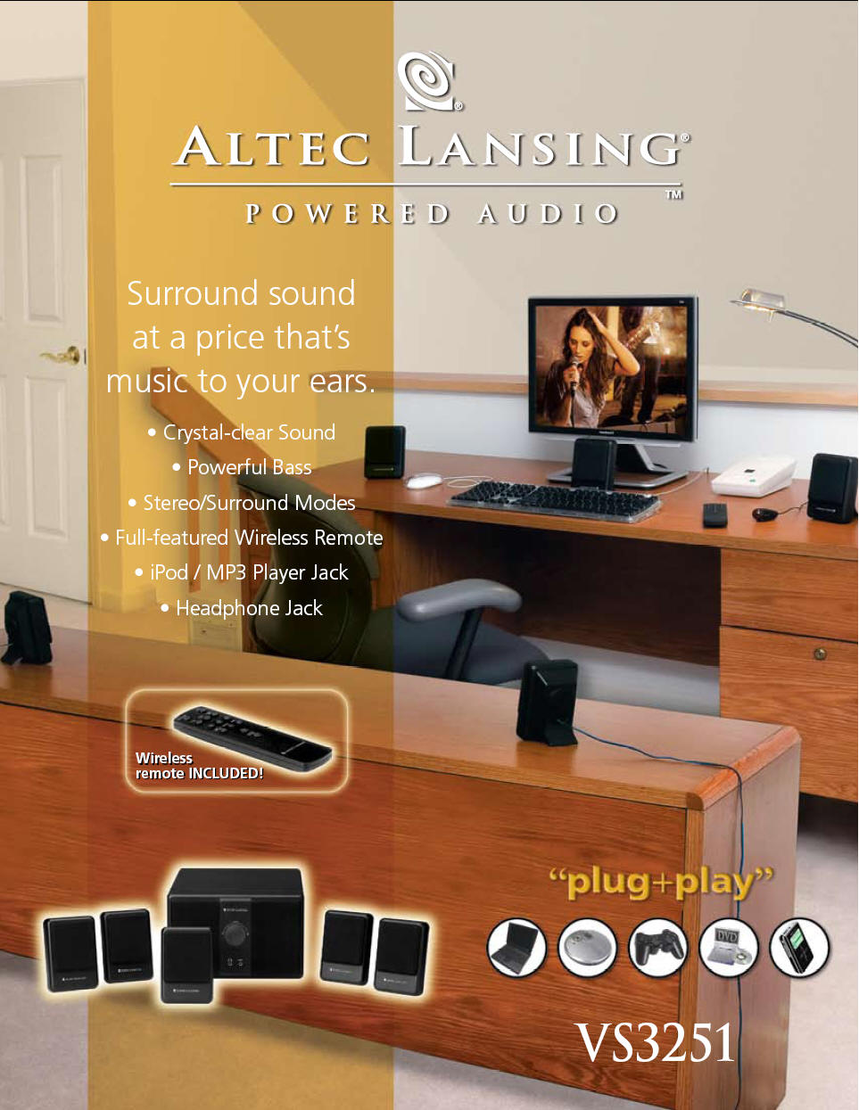 Altec lansing best sale vs3251 price